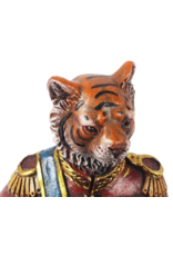 Trukado Giftware, beelden, collectables - Tijger Officier beeldje, handbeschilderd - 16cm