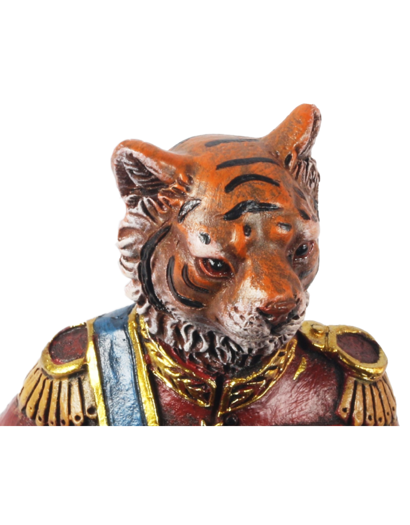 Trukado Giftware Figurines Collectables - Tiger Officer figurine, hand painted - 16cm