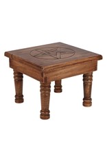 Trukado Miscellaneous - Altar table with Pentagram  - Mango wood