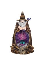 Trukado Giftware Figurines Collectables - Wizard Backflow Incense Burner with light