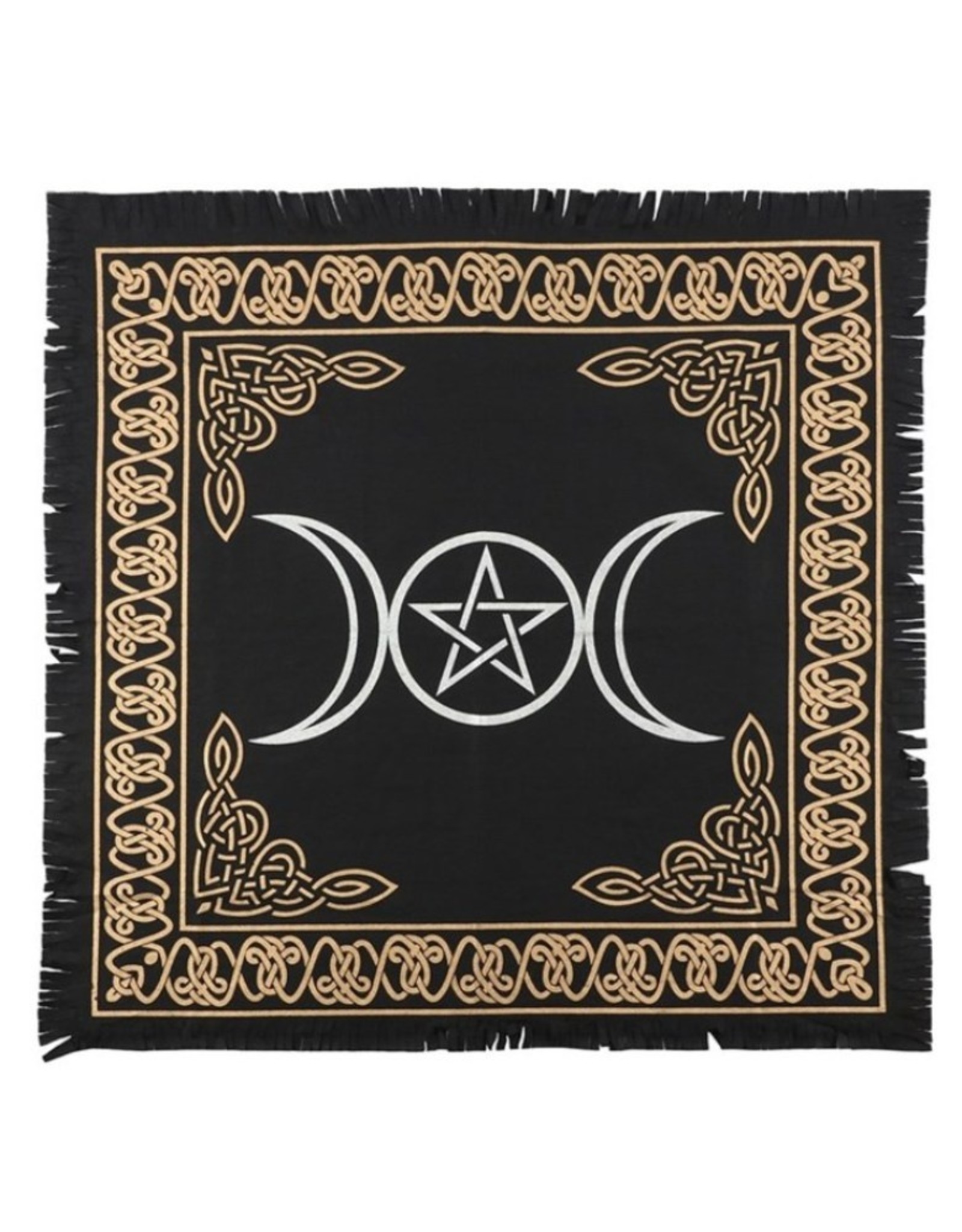 Trukado Miscellaneous -  Altaarkleed Drievoudige Maan Pentagram - 60 X 60cm