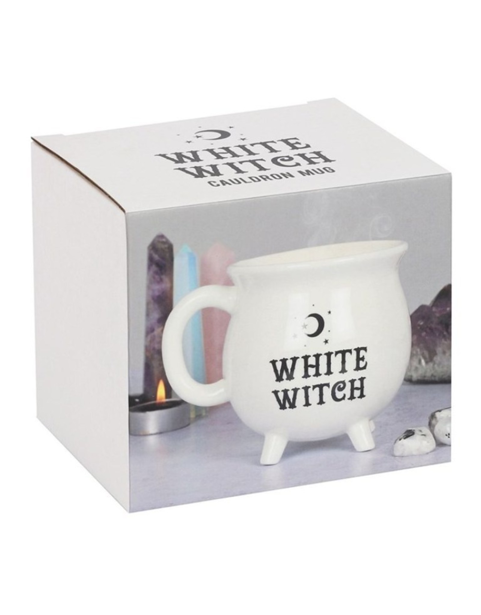 Something Different Drinkware - White Witch Cauldron Mug - Gift of the Year!