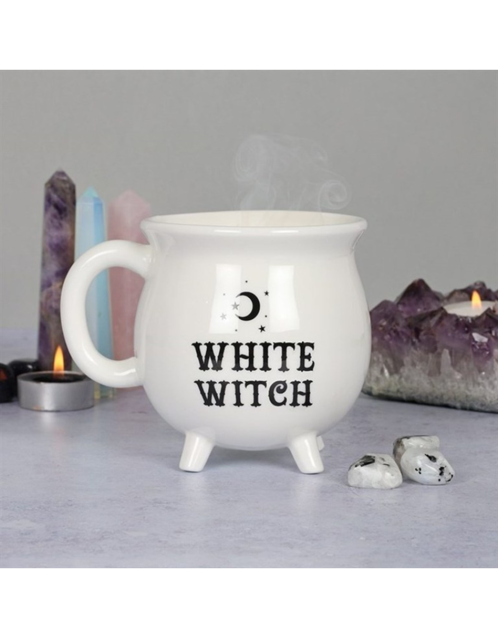 Something Different Drinkware - White Witch Cauldron Mug - Gift of the Year!