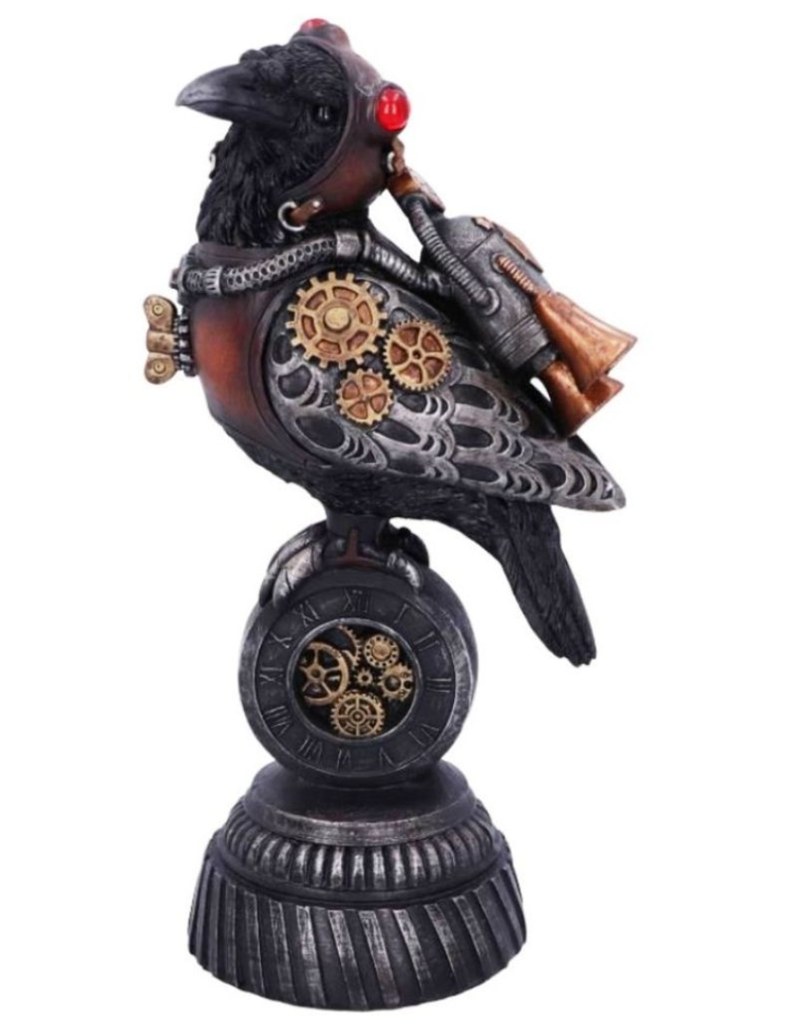 NemesisNow Giftware Figurines Collectables - Steampunk Rivet Raven figurine  24cm