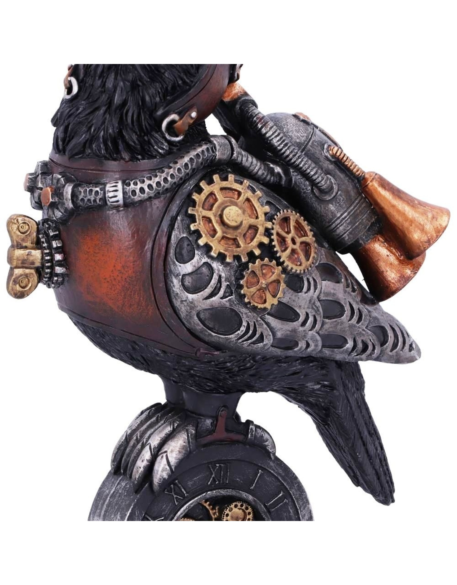 NemesisNow Giftware Beelden Collectables  - Steampunk Raaf Rivet Raven beeld 24cm