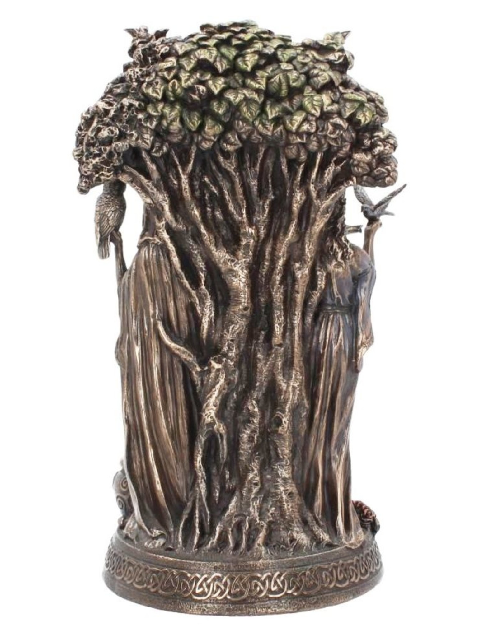 Willow Hall Giftware & Lifestyle - Meid, Moeder, Crone Drievoudige Maan Gebronsd Beeld