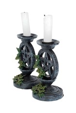 Alator Giftware & Lifestyle - Aged Pentagram Candlesticks 13.4cm