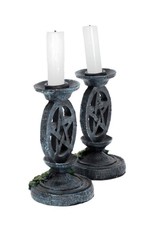 Alator Giftware & Lifestyle - Aged Pentagram Candlesticks 13.4cm