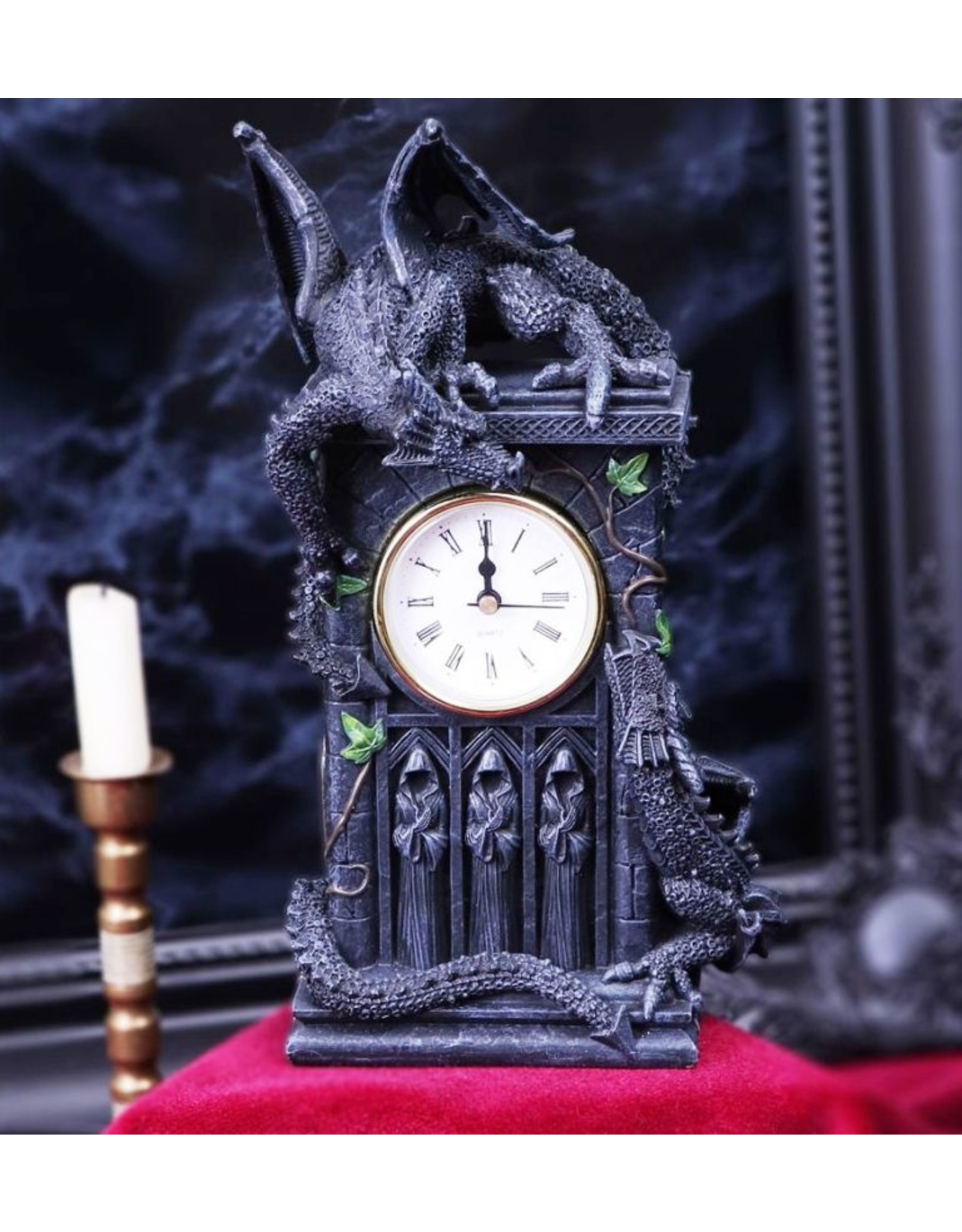 Alator Giftware & Lifestyle - Duelling Dragons Clock Nemesis Now (26cm)