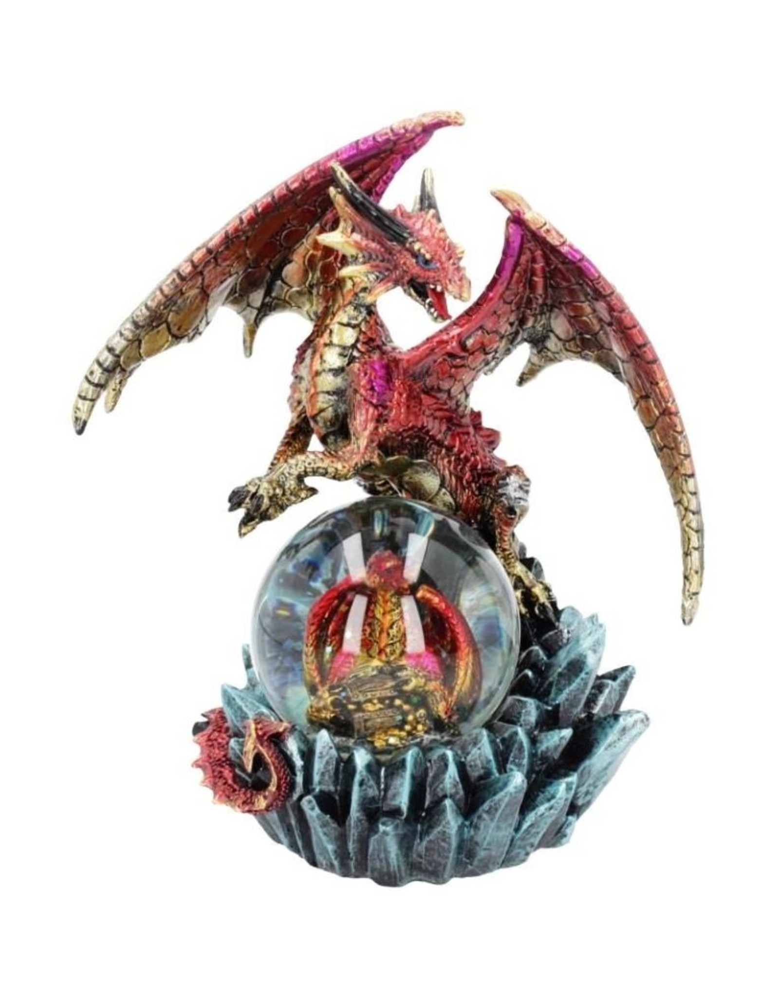 Alator Giftware & Lifestyle - Ruby Oracle Red Dragon Fortune Seer Figurine