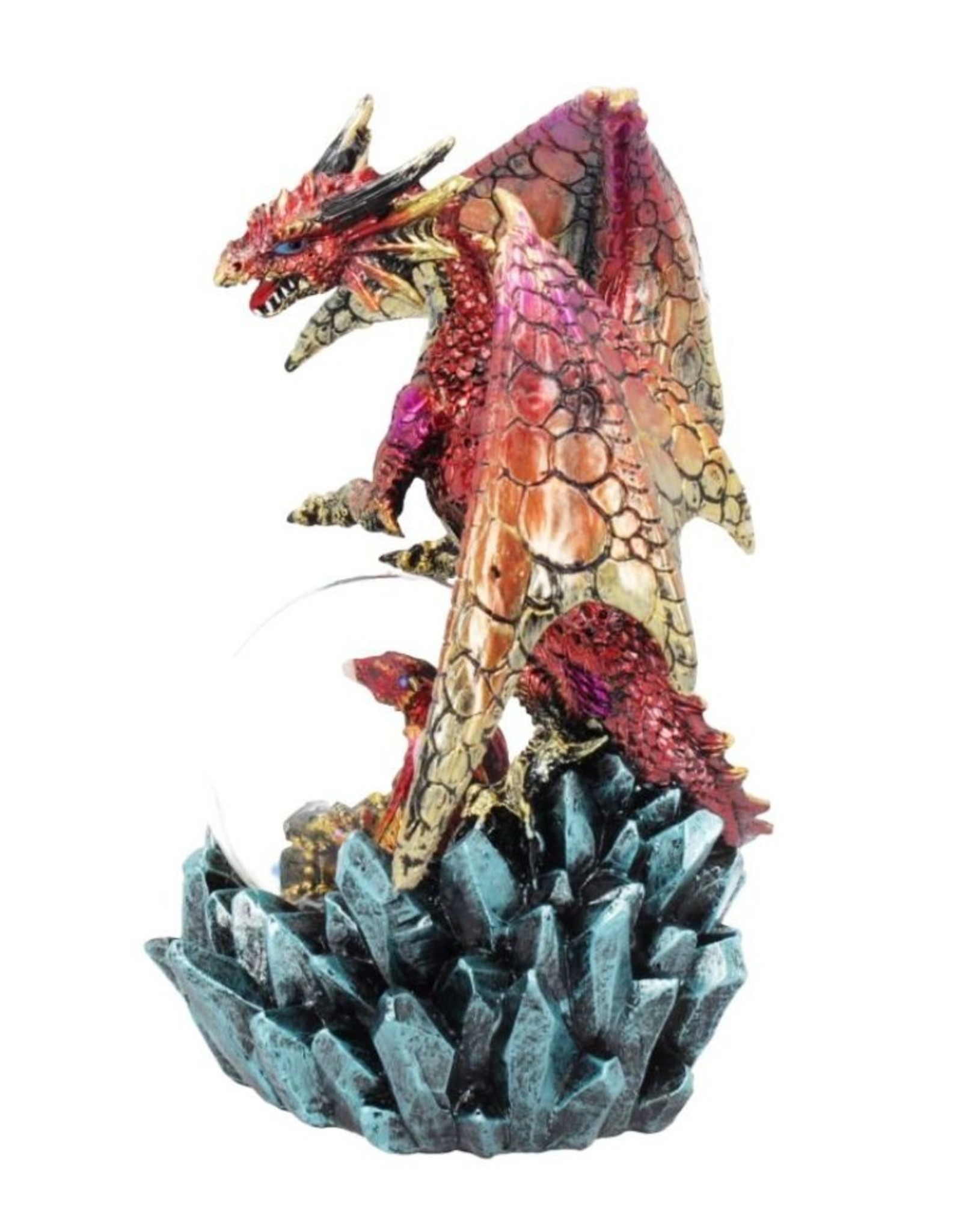 Alator Giftware & Lifestyle - Ruby Oracle Red Dragon Fortune Seer Figurine