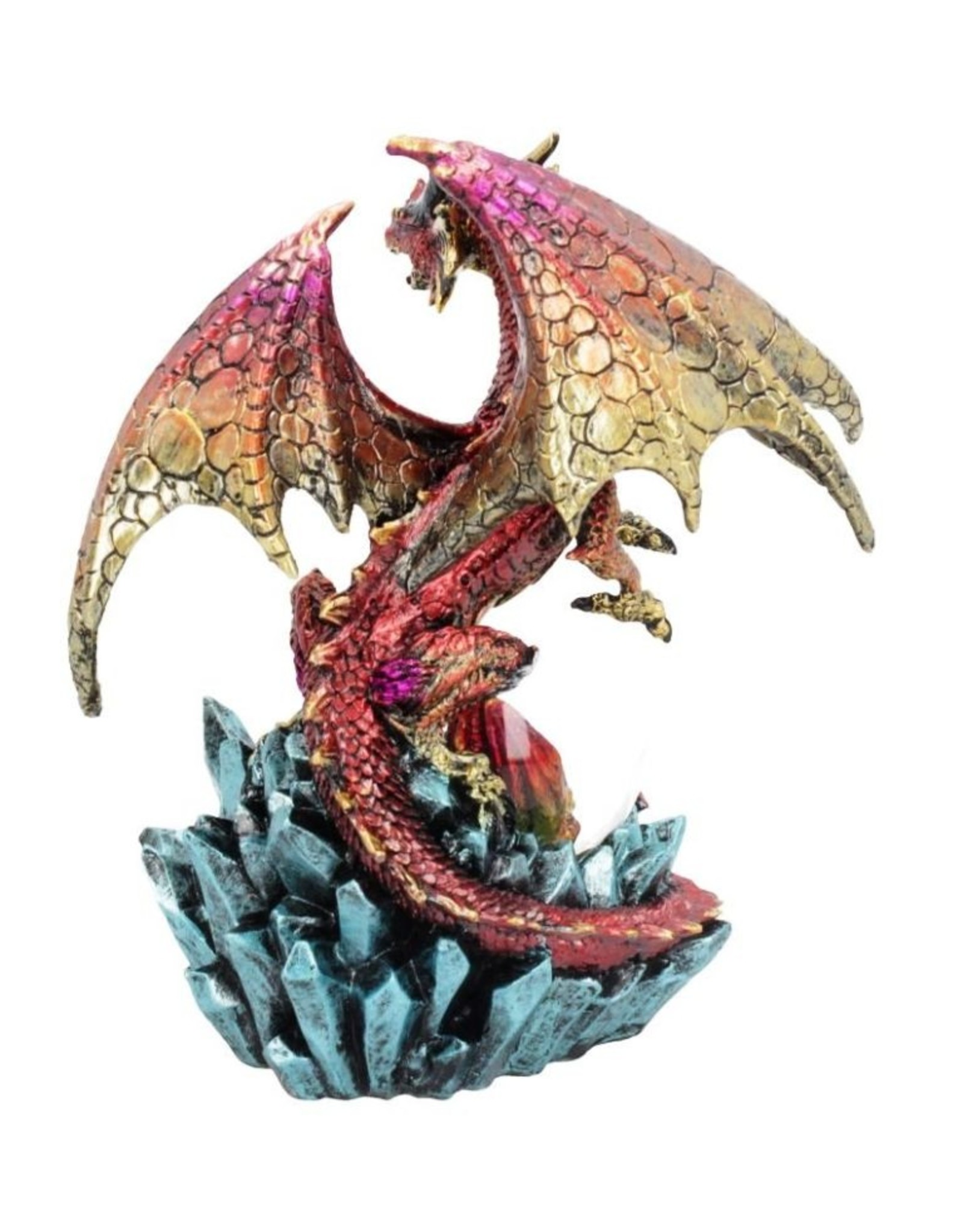 Alator Giftware & Lifestyle - Ruby Oracle Red Dragon Fortune Seer Figurine