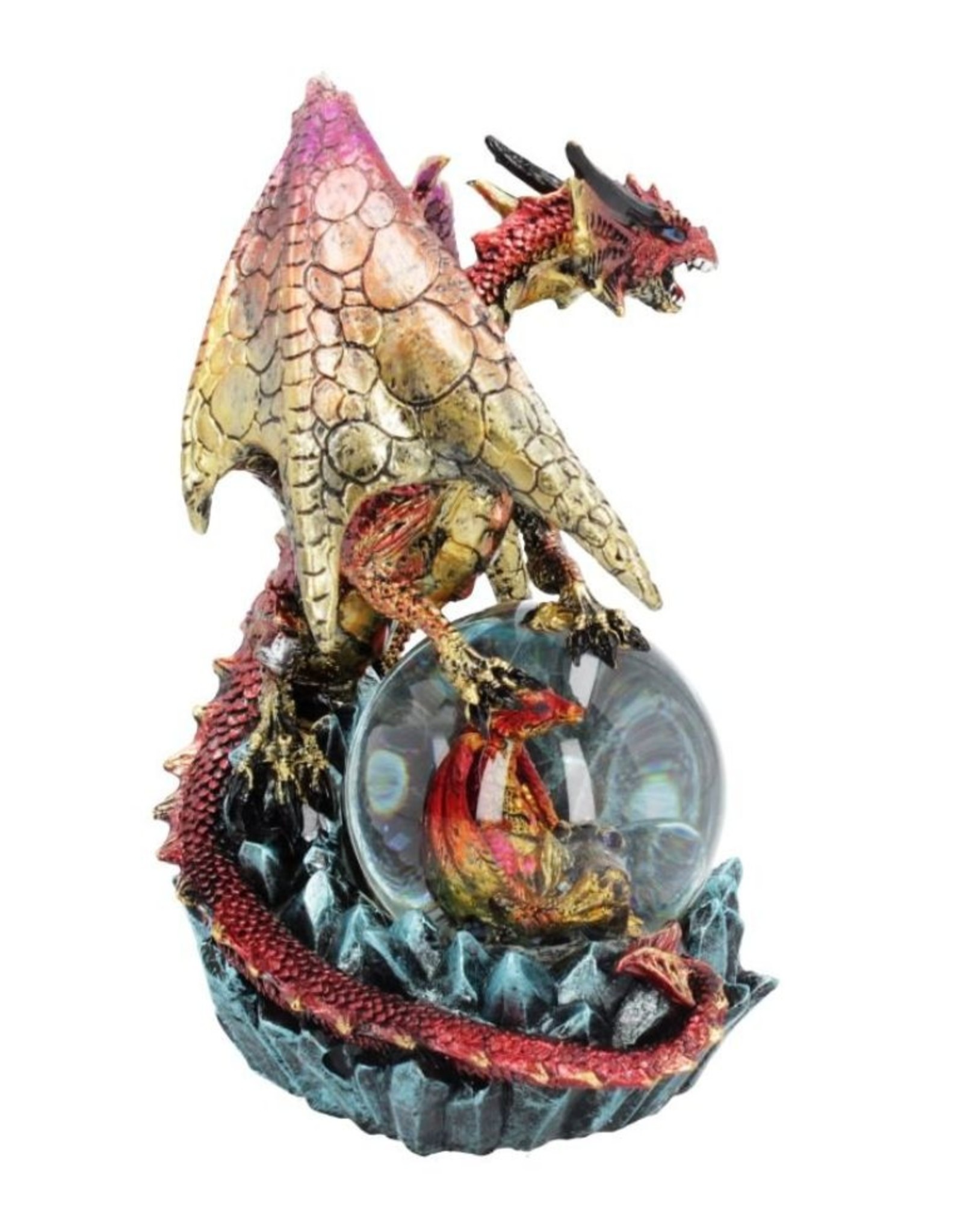 Alator Giftware & Lifestyle - Ruby Oracle Red Dragon Fortune Seer Figurine