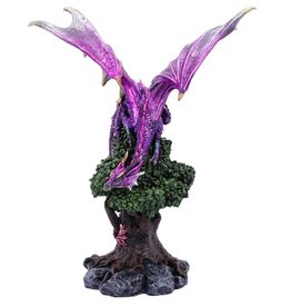 Puckator Nature's Perch Tree of Life Purple Dragon Figurine