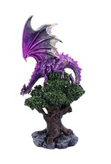 Puckator Giftware & Lifestyle - Nature's Perch Tree of Life Purple Dragon Figurine