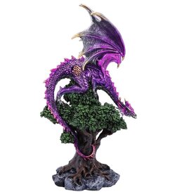 Puckator Nature's Perch Tree of Life Purple Dragon Figurine