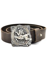 Acco Leather belts and buckles - Leather belt with buckle Centaur - Heavy quality