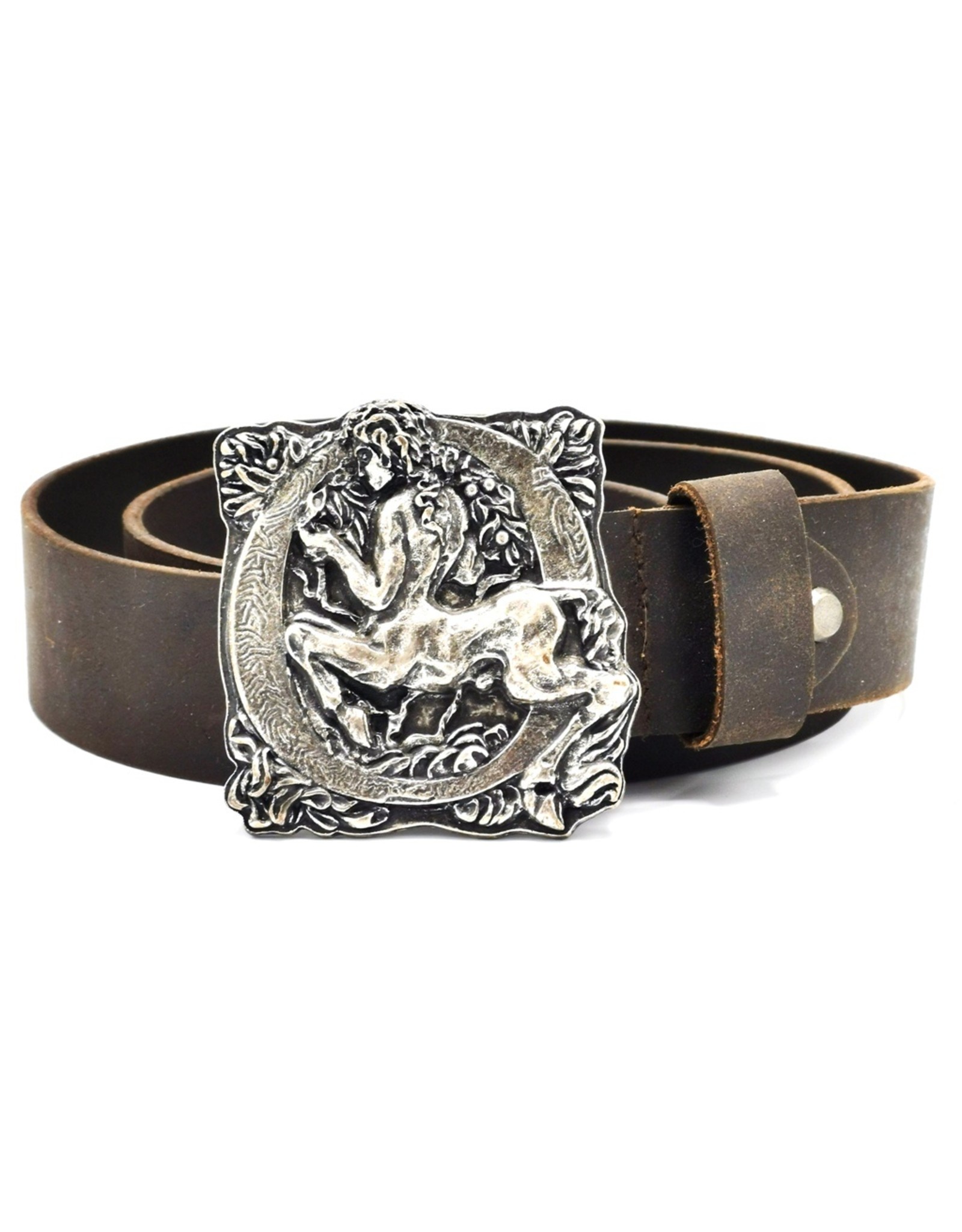 Acco Leren riemen en buckles - Leren riem met buckle Centaur - Zware kwaliteit