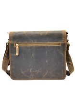 Hunters Leather Workbags and Leather Laptop Bags - Hunters Messenger bag with cover Buffalo leather