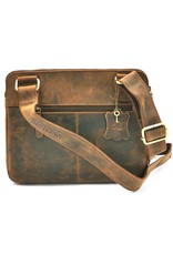 Hunters Leather Shoulder bags  Leather crossbody bags - Hunters tablet bag - Crossbody bag Buffalo leather