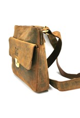 Hunters Leather Shoulder bags  Leather crossbody bags - Hunters tablet bag - Crossbody bag Buffalo leather