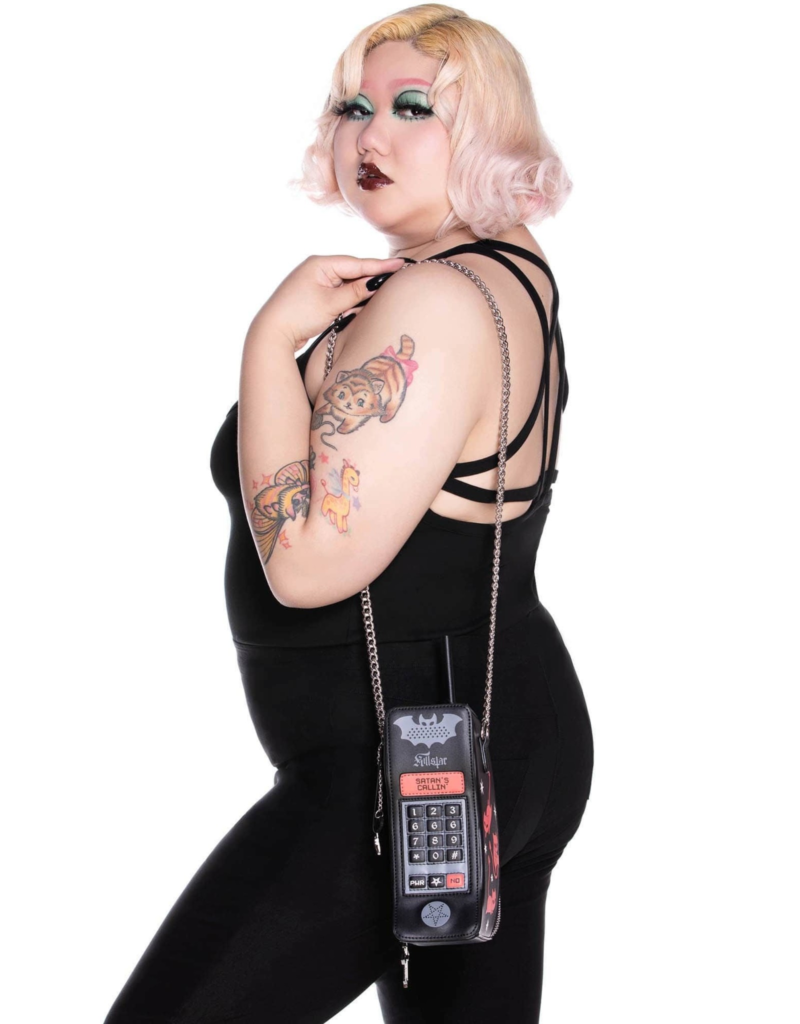 Killstar Killstar bags and accessories - Killstar Satan's Callin' handbag