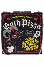 Killstar Killstar tassen en accessoires - Killstar Goth Pizza handtas