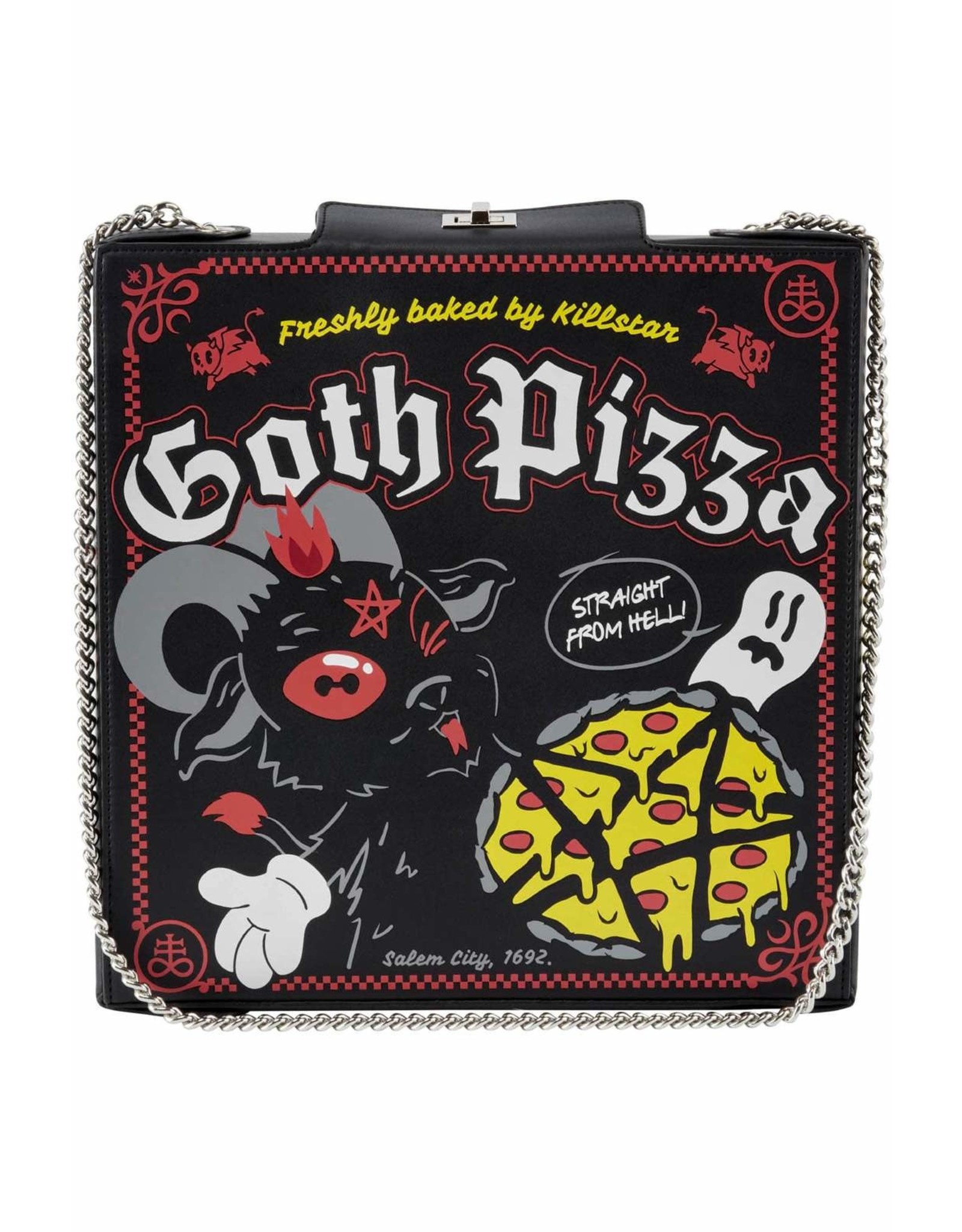 Killstar Killstar bags and accessories - Killstar Goth Pizza handbag