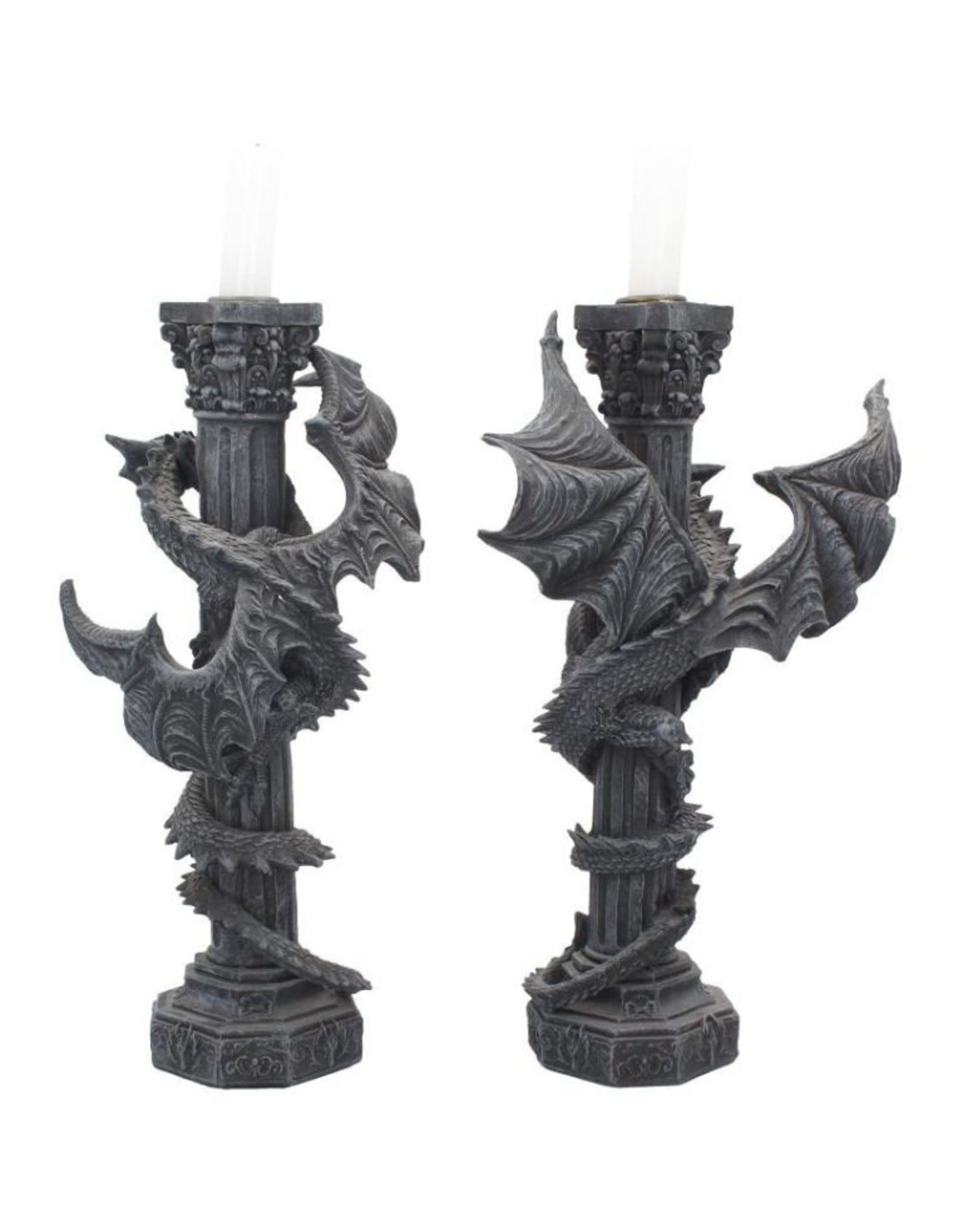 NemesisNow Giftware & Lifestyle - Guardians of the Light Draken kandelaar set Nemesis Now