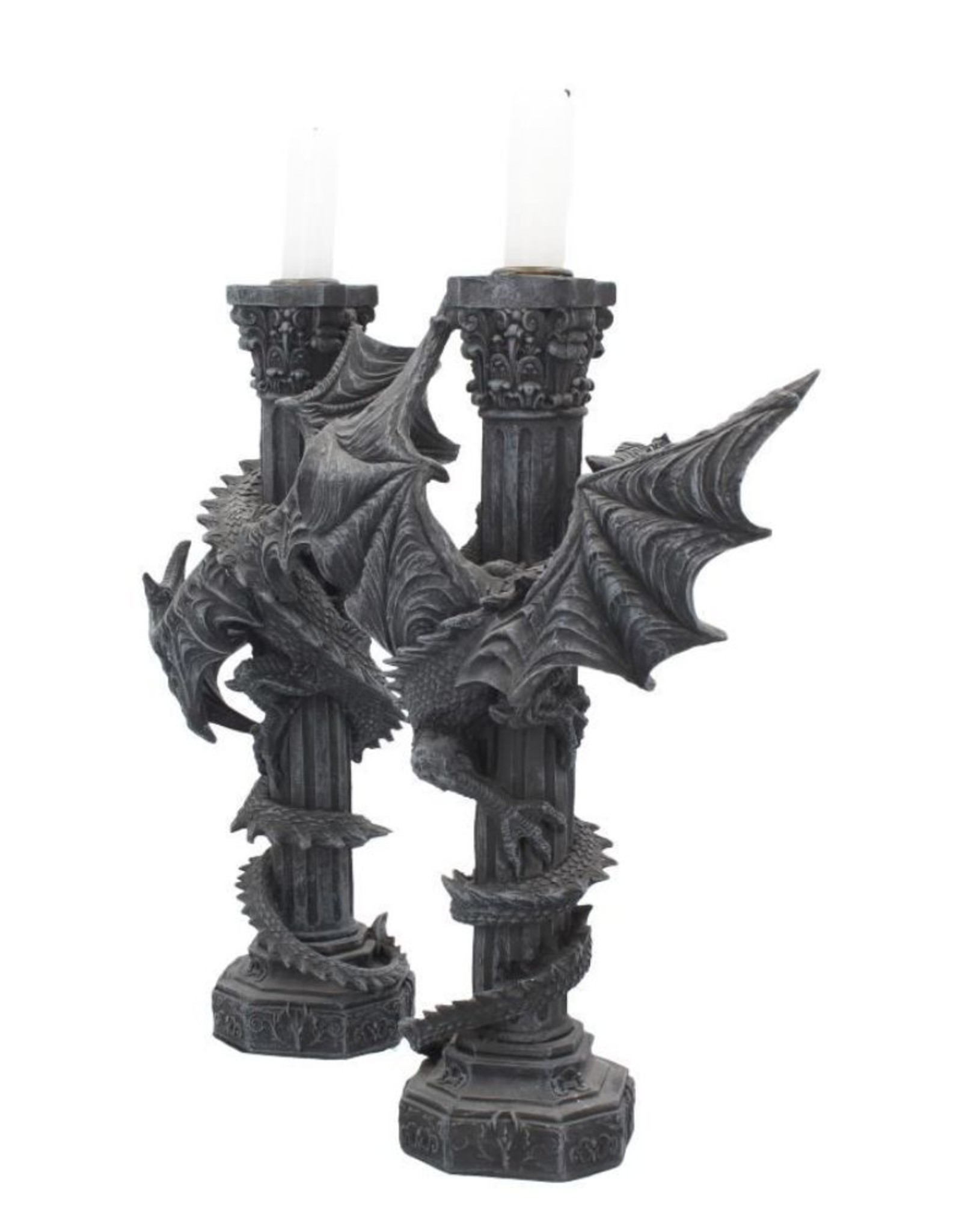 NemesisNow Giftware & Lifestyle - Guardians of the Light Draken kandelaar set Nemesis Now
