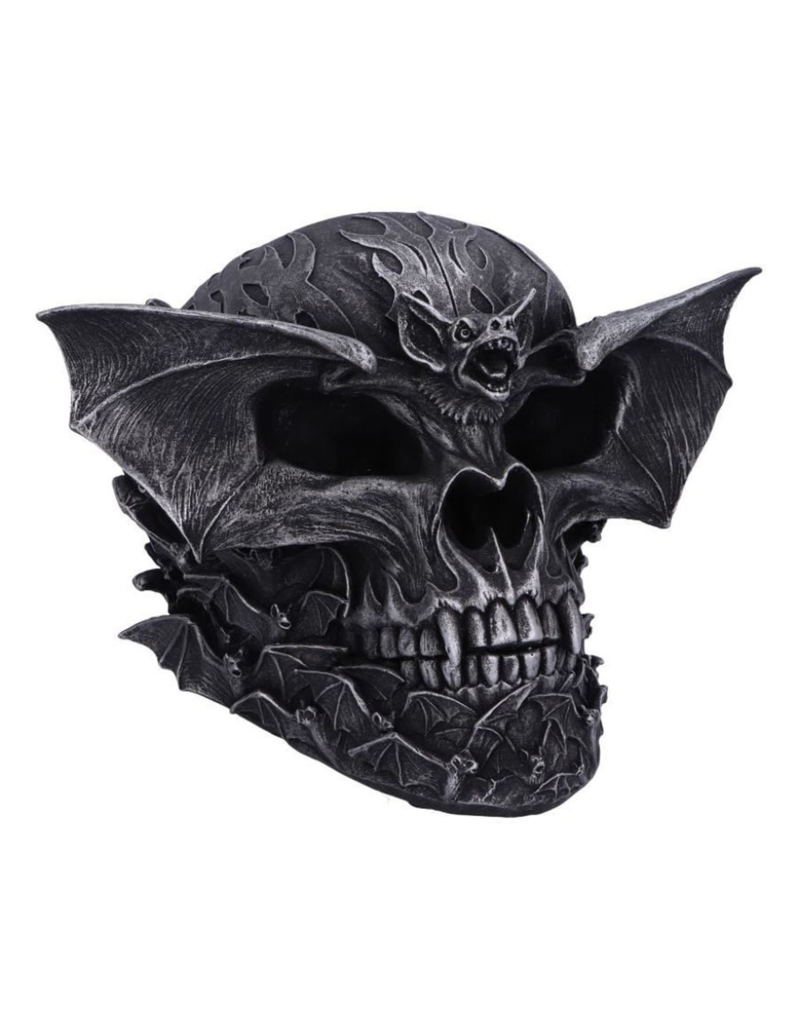 Spiral Giftware & Lifestyle - Dark Gothic Bat Skull Spiral