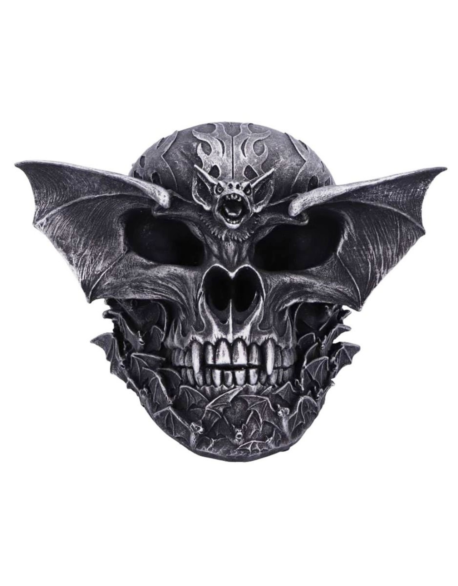 Spiral Giftware & Lifestyle - Dark Gothic Bat Skull Spiral