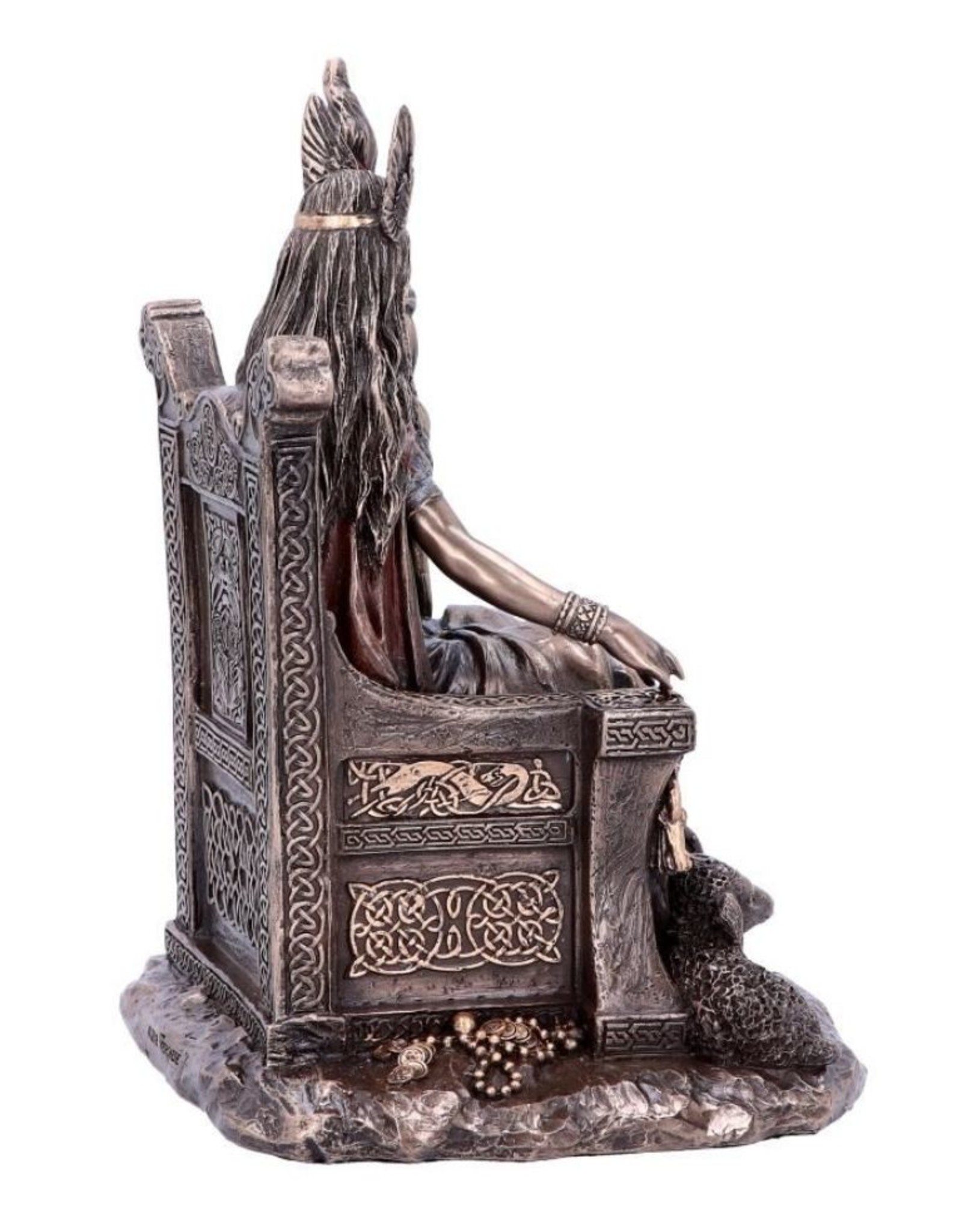 Willow Hall Giftware & Lifestyle - Frigga Norse Goddess of Wisdom Bronzed Statue