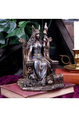 Willow Hall Giftware & Lifestyle - Frigga Norse Goddess of Wisdom Bronzed Statue