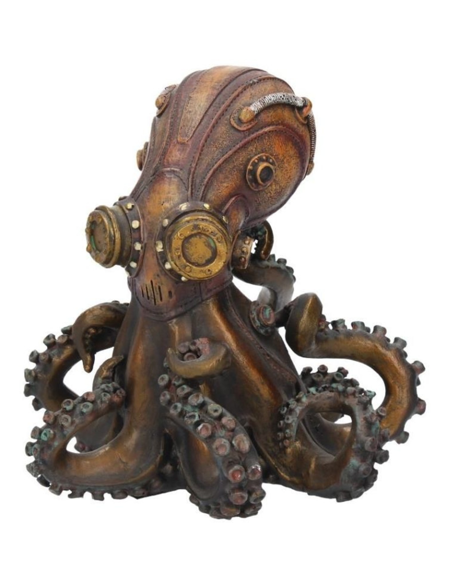 NemesisNow Giftware & Lifestyle - Octo-Steam Steampunk Octopus Squid Bronzed Figurine