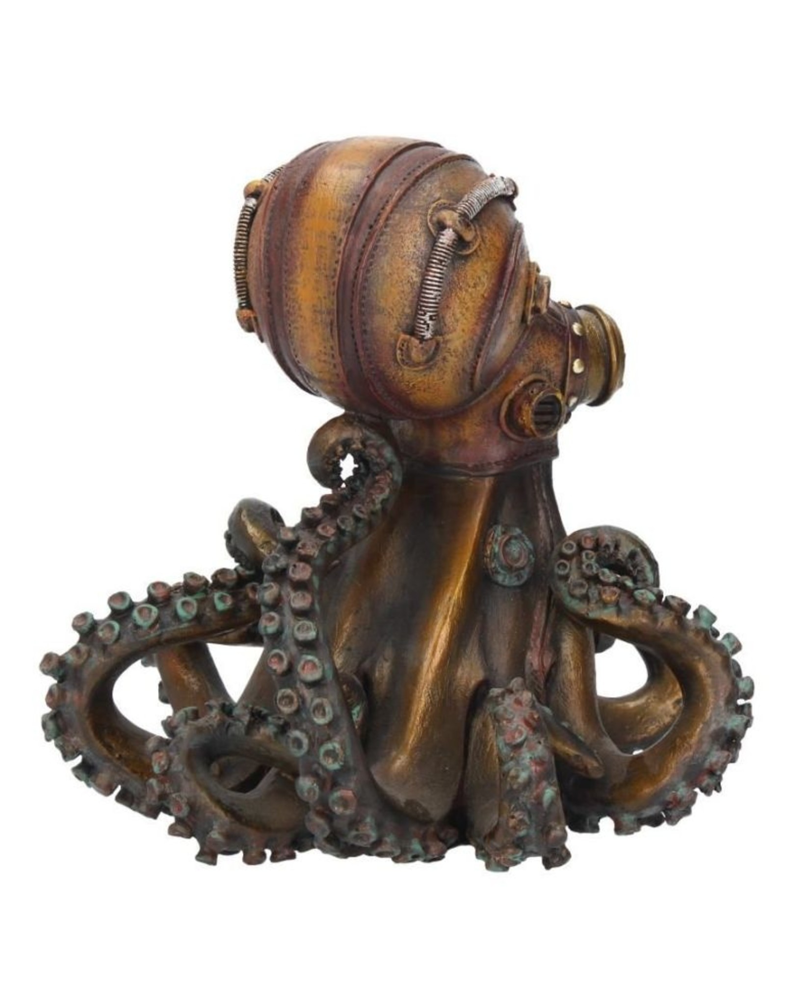 NemesisNow Giftware & Lifestyle - Octo-Steam Steampunk Octopus Squid Bronzed Figurine