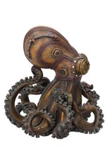 NemesisNow Giftware & Lifestyle - Octo-Steam Steampunk Octopus Squid Bronzed Figurine