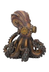 NemesisNow Giftware & Lifestyle - Octo-Steam Steampunk Octopus Inktvis Gebronsd Beeld