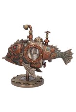 Veronese Design Giftware & Lifestyle -  Steampunk Submarine Sub Piranha bronzed figurine