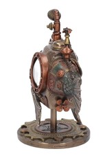 Veronese Design Giftware & Lifestyle -  Steampunk Submarine Sub Piranha gebronsd beeld