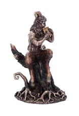 Veronese Design Giftware & Lifestyle - Pan's Melody bronzed figurine 24cm