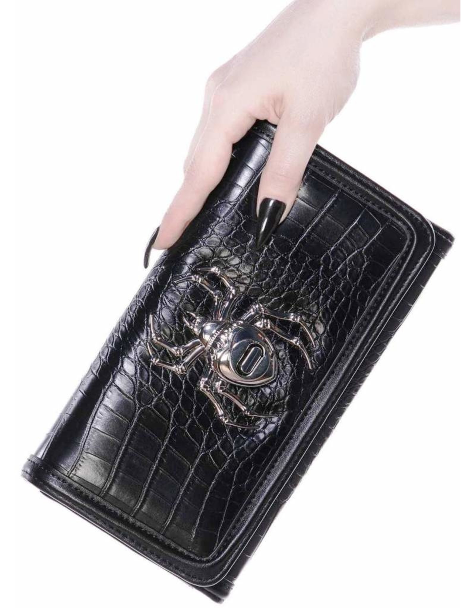 Killstar Killstar bags and accessories - Killstar wallet Black Widow