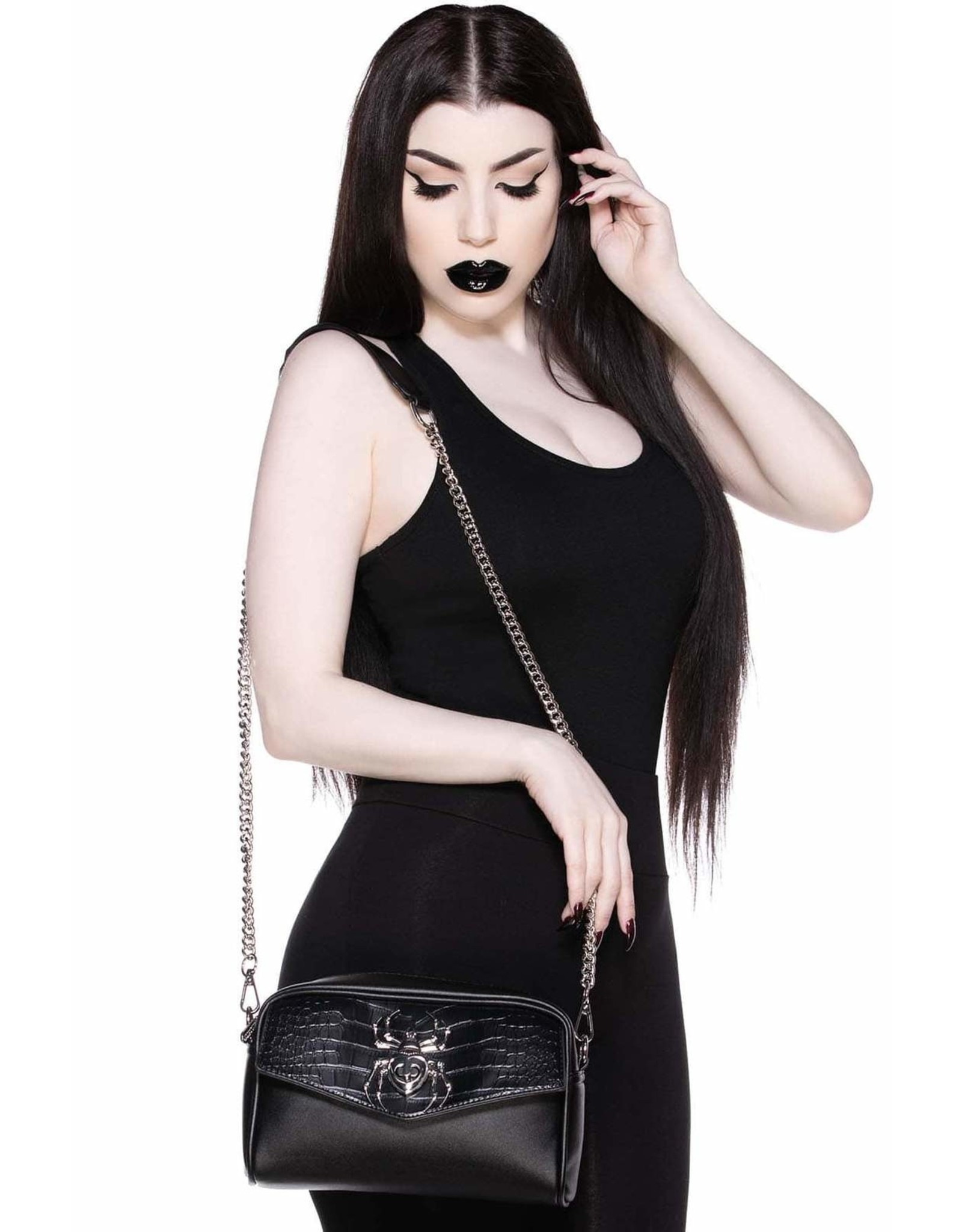 Killstar Killstar bags and accessories - Killstar crossbody bag Black Widow