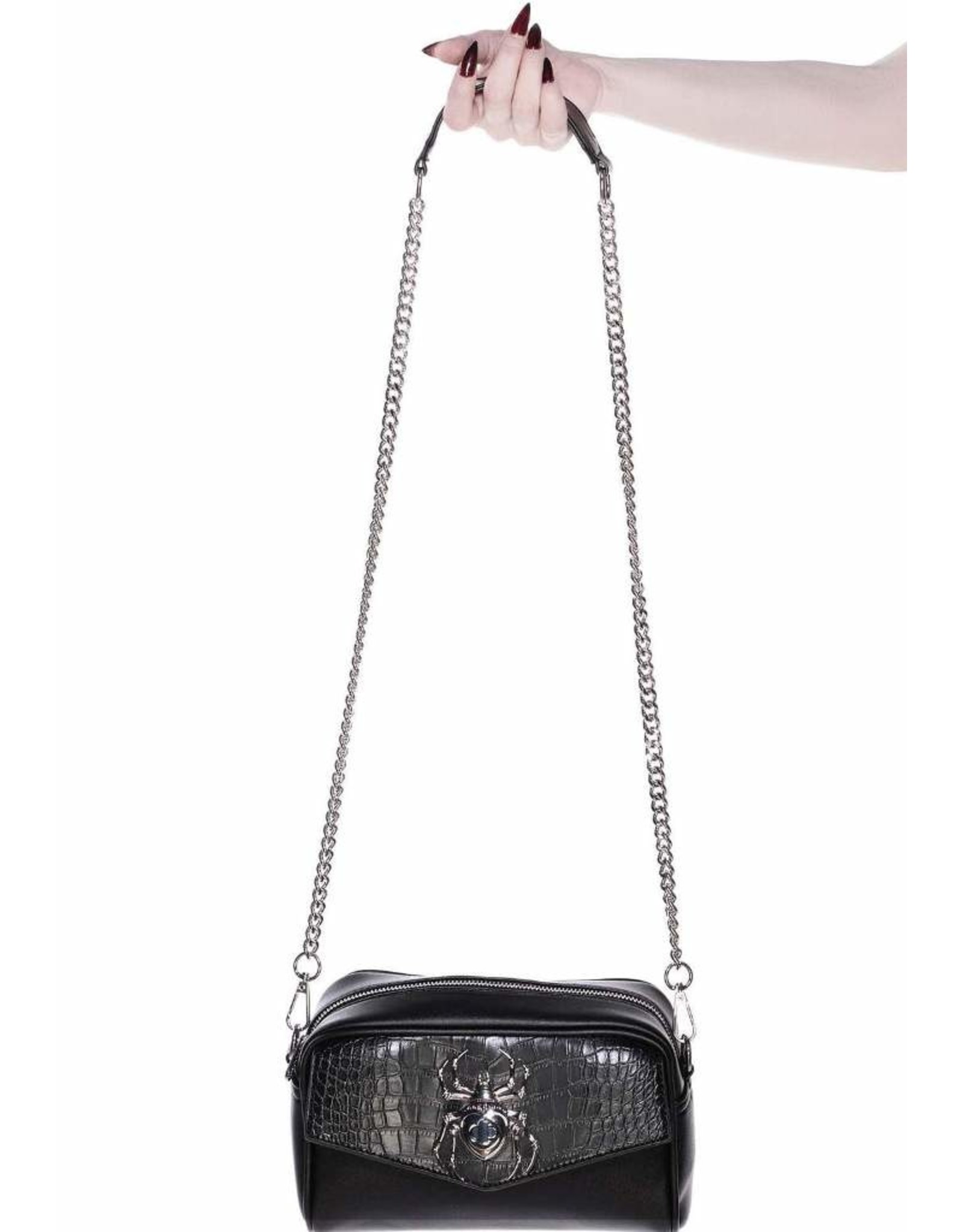 Killstar Killstar bags and accessories - Killstar crossbody bag Black Widow