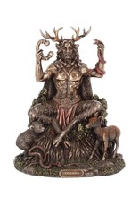 Veronese Design Giftware & Lifestyle -  Cernunnos and Animals Bronzed figurine