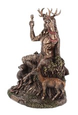 Veronese Design Giftware & Lifestyle -  Cernunnos and Animals Bronzed figurine