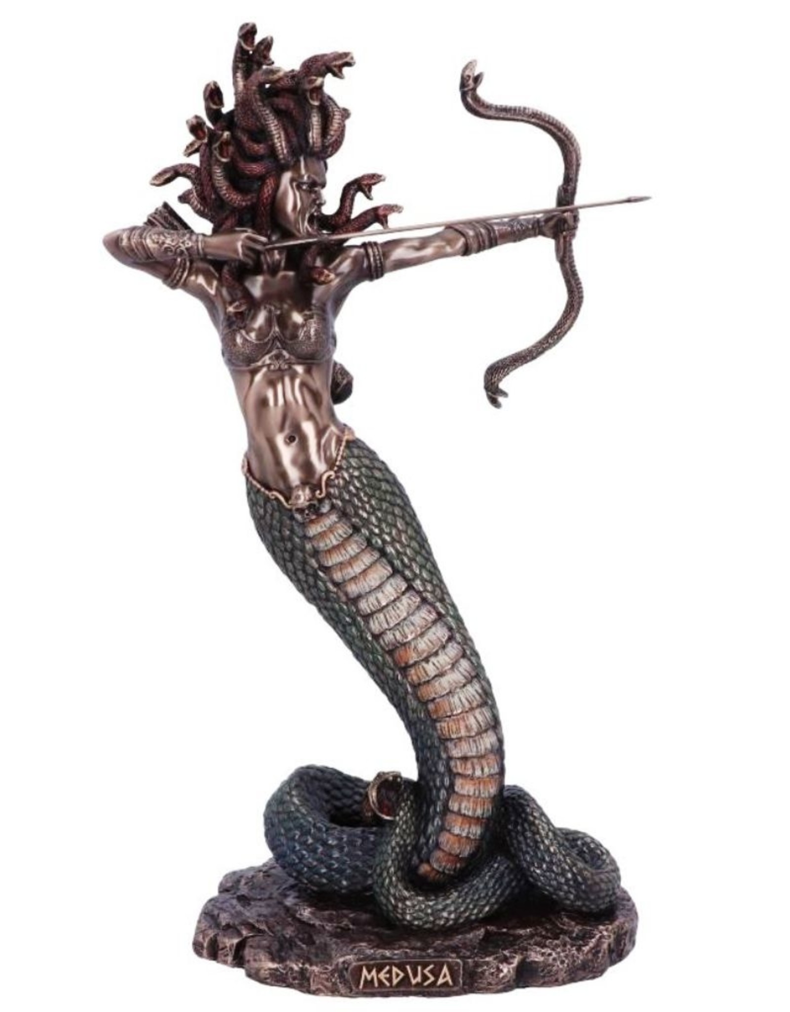 Veronese Design Giftware & Lifestyle - Medusa's Wrath gebronsd beeld 36cm