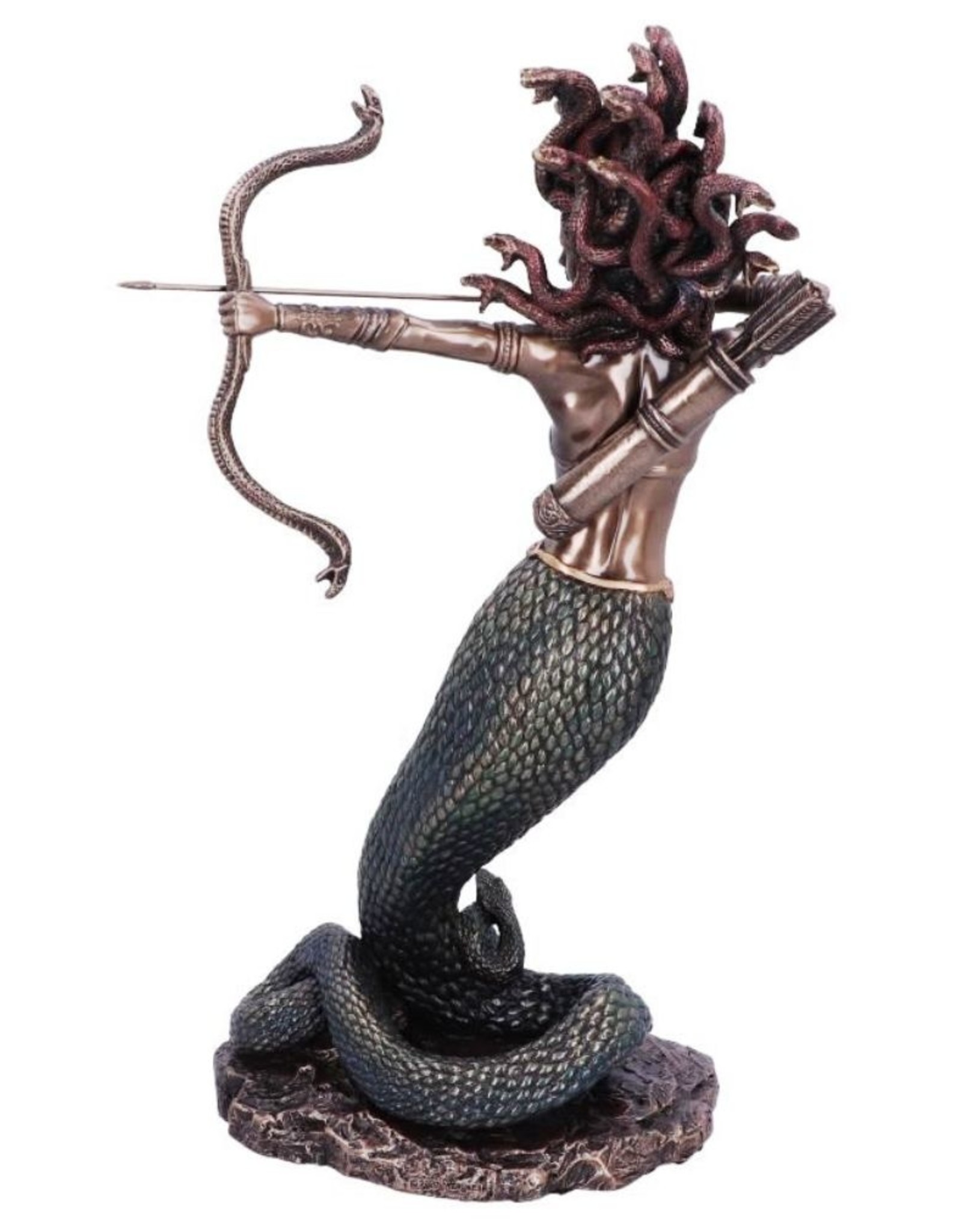 Veronese Design Giftware & Lifestyle - Medusa's Wrath bronzed figurine 36cm