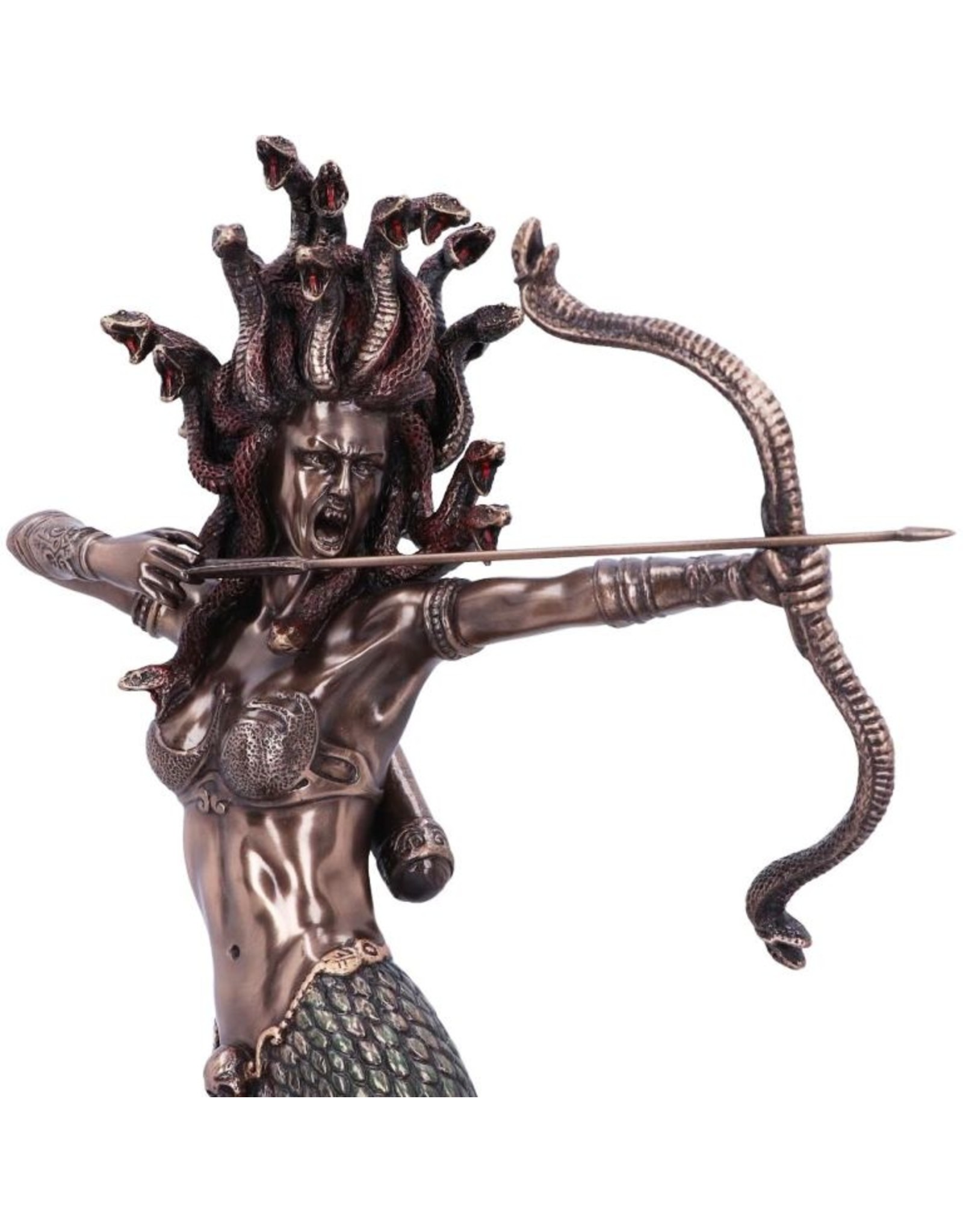 Veronese Design Giftware & Lifestyle - Medusa's Wrath bronzed figurine 36cm