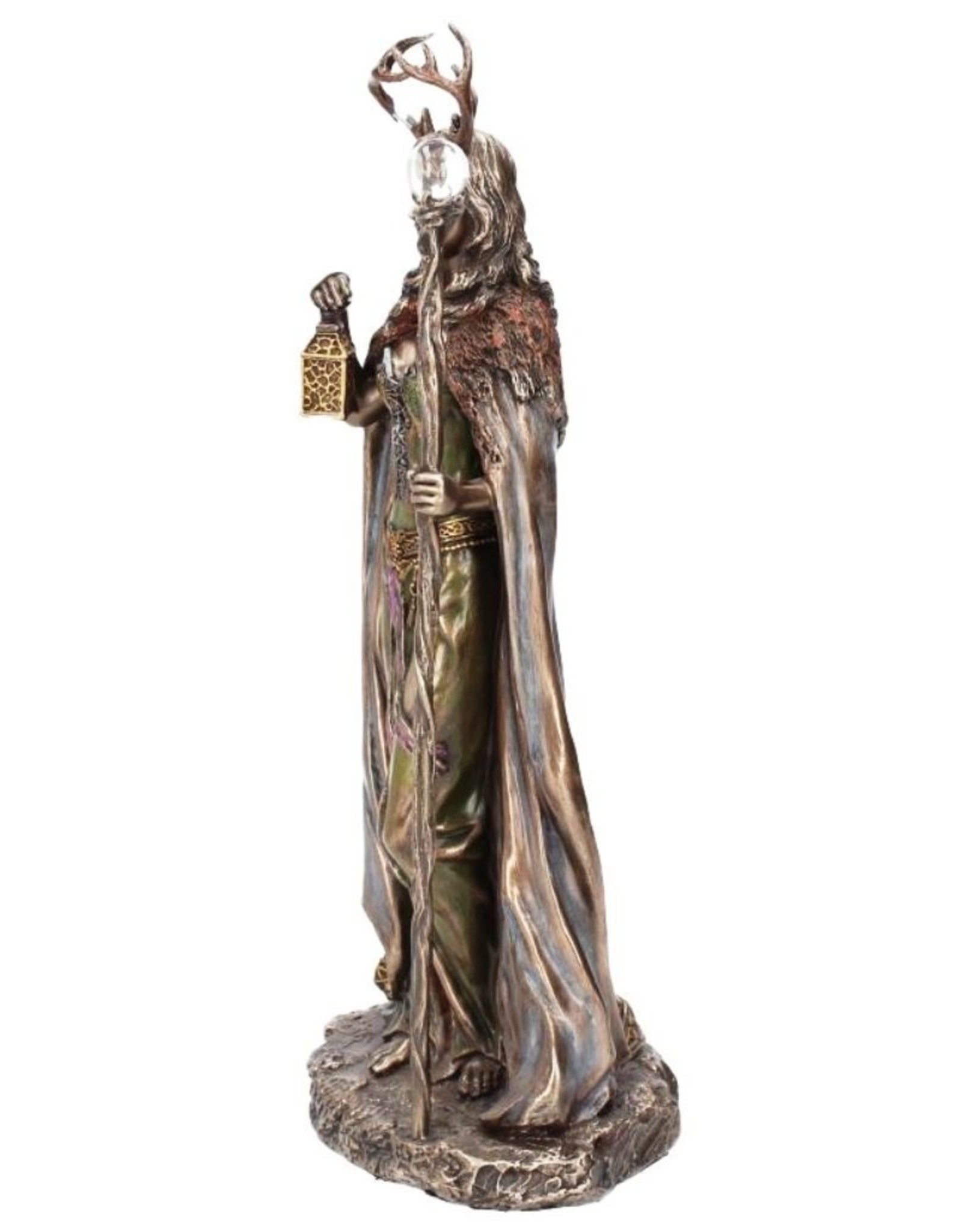 Veronese Design Giftware & Lifestyle - Keeper of the Forest - Elen of the Ways gebronsd, 28cm